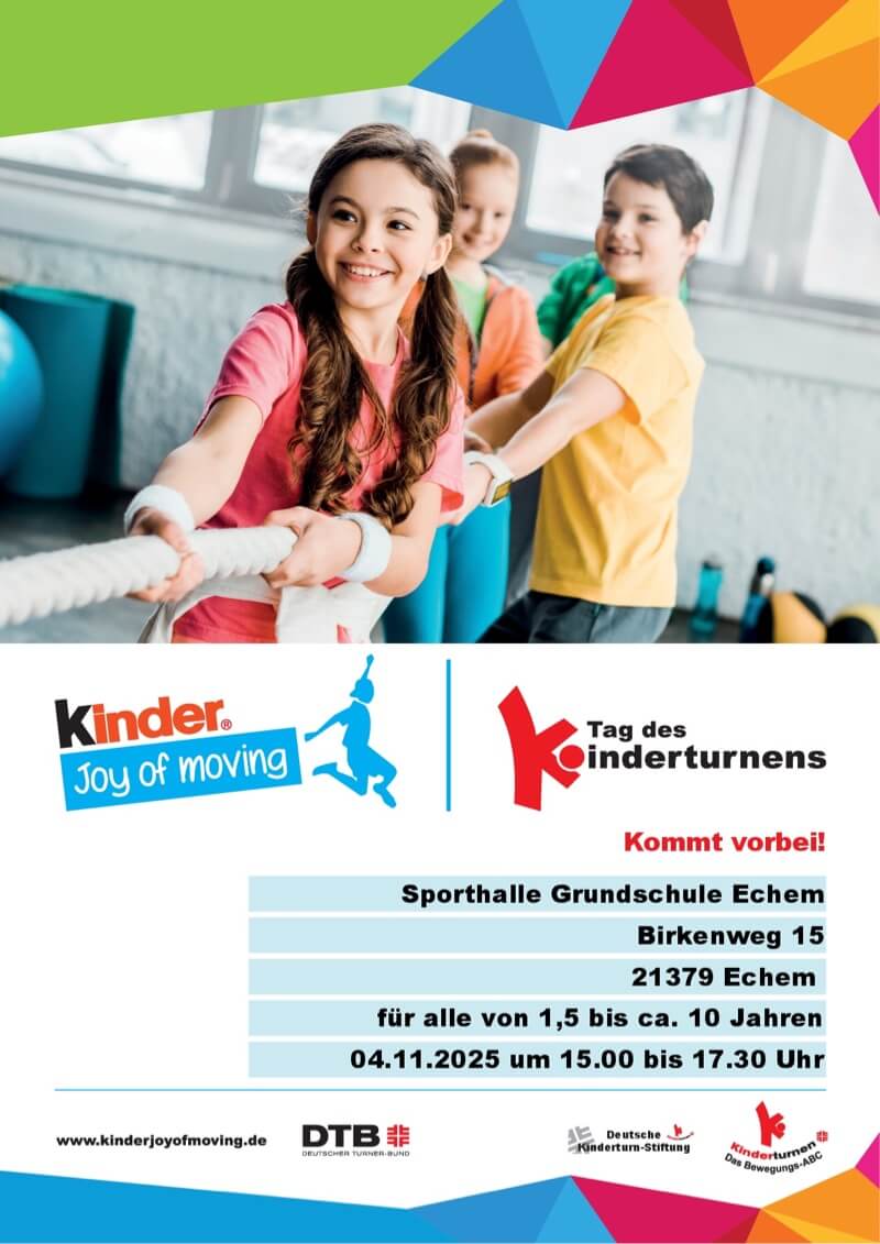 Tag des Kinderturnens in der Sporthalle Echem am 04.11.2025